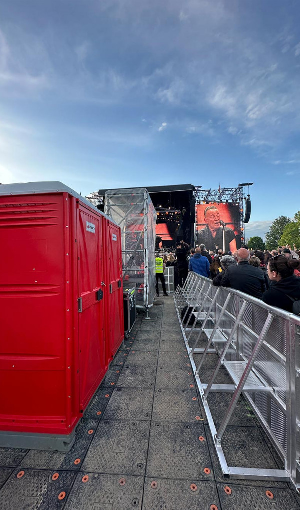 Bruce Springsteen al Parco Urbano G. Bassani